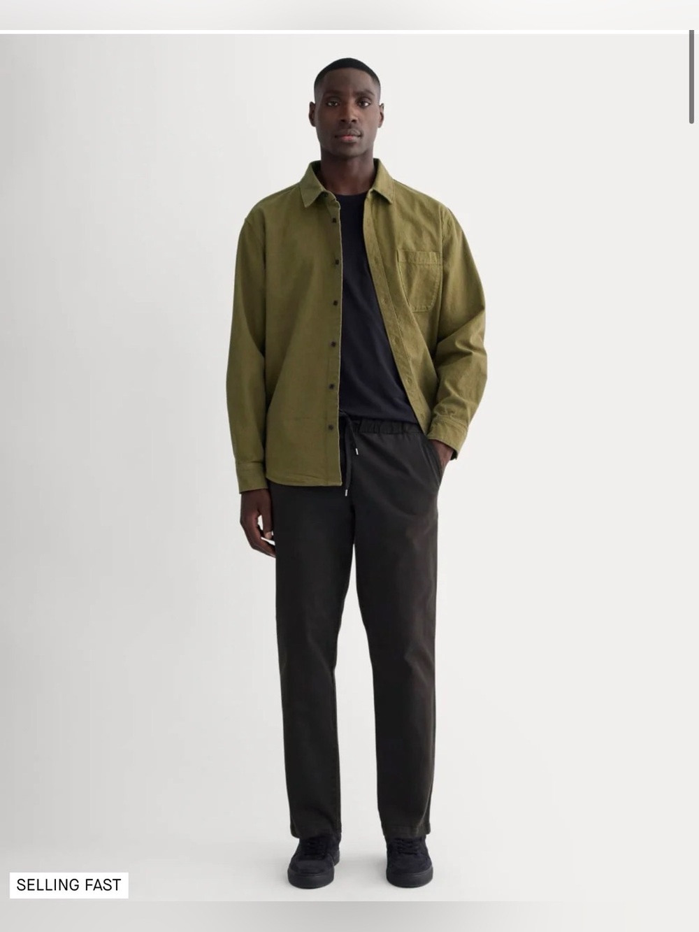 NEW Everlane The Easy Pant Mens L Black